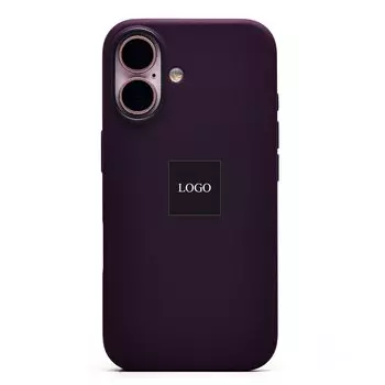 Чехол-накладка ORG Silicone Case SafeMag с анимацией для смартфона Apple iPhone 16, силикон, пурпурный (235626)