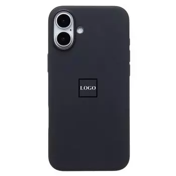 Чехол-накладка ORG Silicone Case SafeMag с анимацией для смартфона Apple iPhone 16 Plus, силикон, черный (235633)