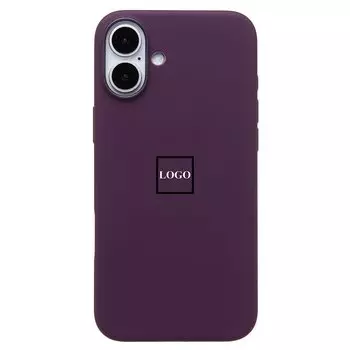 Чехол-накладка ORG Silicone Case SafeMag с анимацией для смартфона Apple iPhone 16 Plus, силикон, пурпурный (235634)