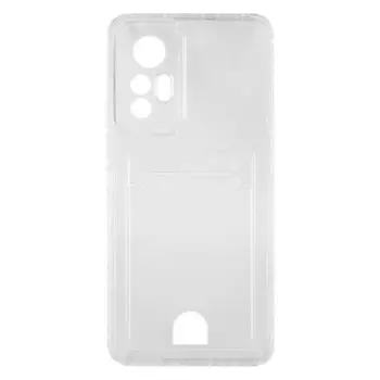 Чехол-накладка Red Line IBox Crystal с кардхолдером для смартфона Xiaomi 12 Lite, силикон, прозрачный (УТ000031214)