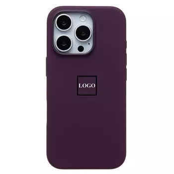 Чехол-накладка ORG Silicone Case SafeMag с анимацией для смартфона Apple iPhone 16 Pro, силикон, пурпурный (235642)