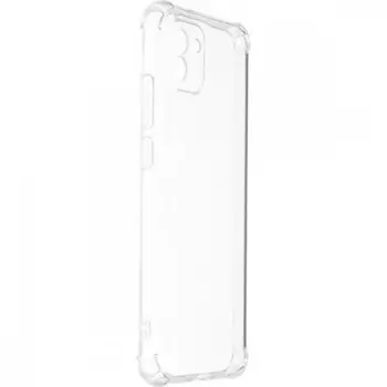 Чехол-накладка Red Line IBox Crystal с усиленными углами для смартфона Samsung Galaxy A03, силикон, прозрачный (УТ000029204)