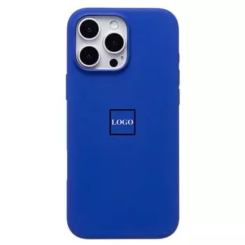 Чехол-накладка ORG Silicone Case SafeMag с анимацией для смартфона Apple iPhone 16 Pro Max, силикон, синий (235655)
