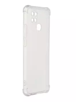 Чехол-накладка Red Line IBox Crystal с усиленными углами для смартфона Xiaomi Poco C40, силикон, прозрачный (УТ000032344)