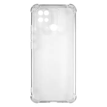 Чехол-накладка Red Line IBox Crystal с усиленными углами для смартфона Xiaomi Redmi 10C, силикон, прозрачный (УТ000031159)