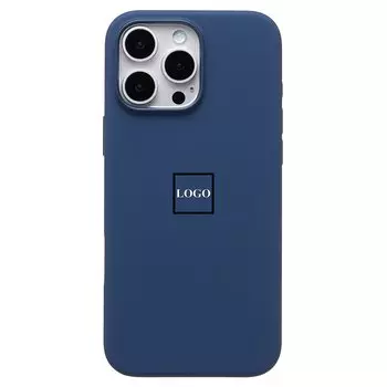 Чехол-накладка ORG Silicone Case SafeMag с анимацией для смартфона Apple iPhone 16 Pro Max, силикон, темно-синий (235654)