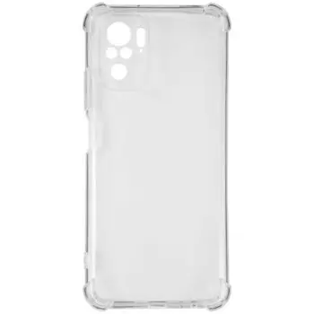 Чехол-накладка Red Line IBox Crystal с усиленными углами для смартфона Xiaomi Redmi Note 10s, силикон, прозрачный (УТ000029009)