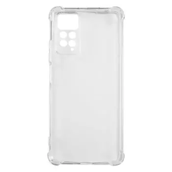 Чехол-накладка Red Line IBox Crystal с усиленными углами для смартфона Xiaomi Redmi Note 11 Pro, силикон, прозрачный (УТ000030343)