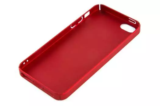Чехол-накладка Red Line iBox Fresh для смартфона Apple iPhone 5/5s/SE, soft-touch, красный