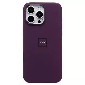 Чехол-накладка ORG Silicone Case SafeMag с анимацией для смартфона Apple iPhone 16 Pro Max, силикон, пурпурный (235650)