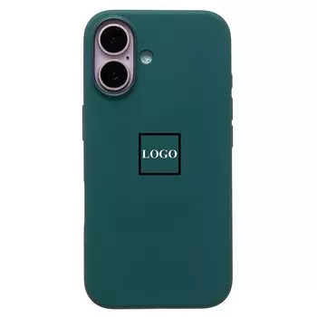 Чехол-накладка ORG Silicone Case SafeMag с анимацией для смартфона Apple iPhone 16, силикон, зеленый (236700)