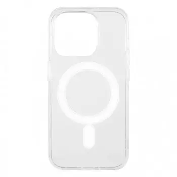 Чехол-накладка Red Line MagSafe для смартфона Apple iPhone 15 Pro, пластик/силикон, прозрачный (УТ000038599)