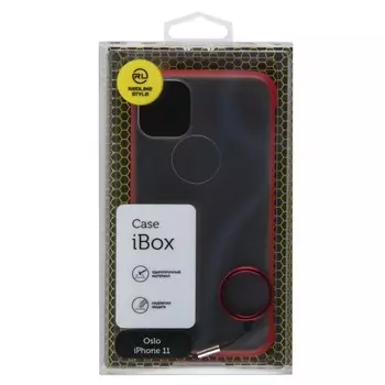 Чехол-накладка Red Line Oslo для смартфона Apple iPhone 11, красный (УТ000018437)