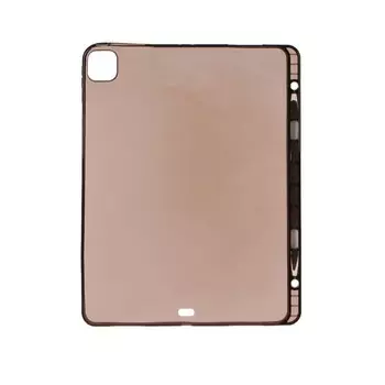 Чехол-накладка Red Line с местом под стилус для планшета Apple iPad Pro 12.9 2020, силикон, черный (УТ000026265)