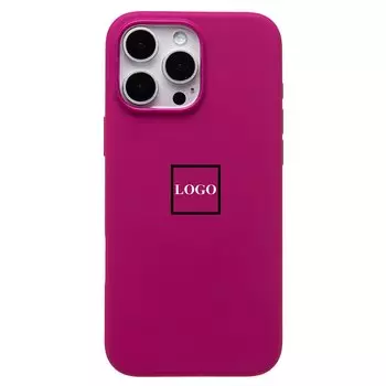 Чехол-накладка ORG Silicone Case SafeMag с анимацией для смартфона Apple iPhone 16 Pro Max, силикон, фуксия (236687)