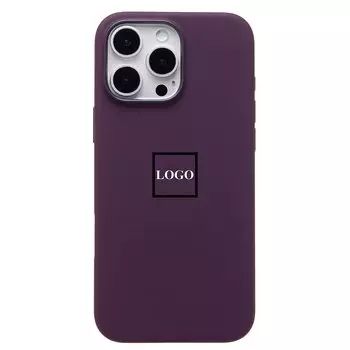 Чехол-накладка ORG Silicone Case SafeMag с анимацией для смартфона Apple iPhone 16 Pro Max, силикон, сливовый (236683)