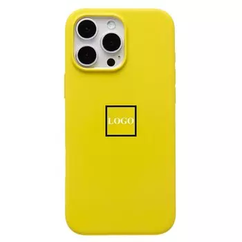 Чехол-накладка ORG Silicone Case SafeMag с анимацией для смартфона Apple iPhone 16 Pro Max, силикон, желтый (236682)