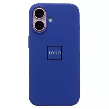 Чехол-накладка ORG Silicone Case SafeMag с анимацией для смартфона Apple iPhone 16, силикон, ультрамарин (236698)