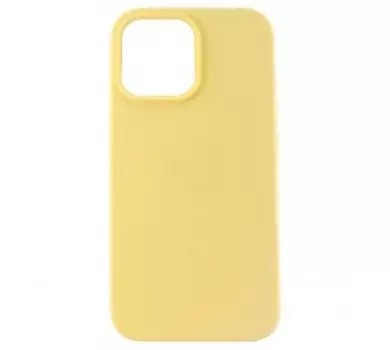 Чехол-накладка ORG Soft Touch для смартфона Apple iPhone 14 Pro Max, силикон, желтый (212226)