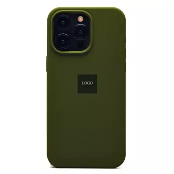 Чехол-накладка ORG Soft Touch для смартфона Apple iPhone 15 Pro Max, силикон, темно-зеленый (235572)