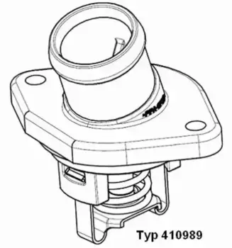 Термостат системы охлаждения WAHLER 410989.80D