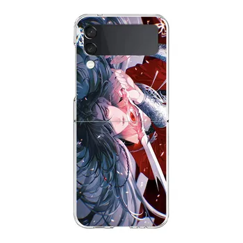 Чехол для телефона Heaven Official s Blessing для Samsung Galaxy Z Flip 3 4 5, жесткий складной прозрачный чехол из поликарбоната для Samsung Z Flip3 Galaxy Z Flip 5