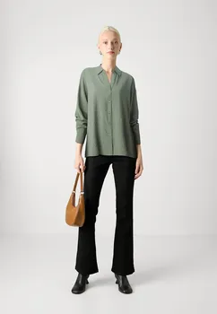 Блузка на пуговицах JDYSOUL LIFE VNECK JDY, темно-зеленый