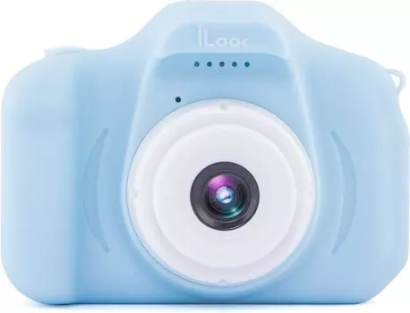 Фотоаппарат Rekam iLook K330i голубой 20Mpix 2" 720p SDXC CMOS/Li-Ion