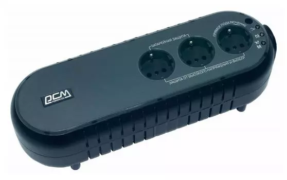 Источник бесперебойного питания (черный) Powercom WOW-1000U