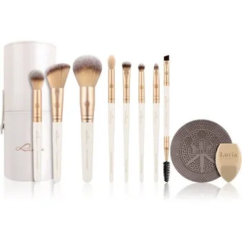 Luvia Cosmetics Набор кистей Prime Vegan с футляром для шампанского - 10 шт.
