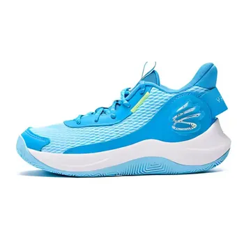 Баскетбольные кроссовки Curry Kids GS Low-top Blue Under Armour, синий