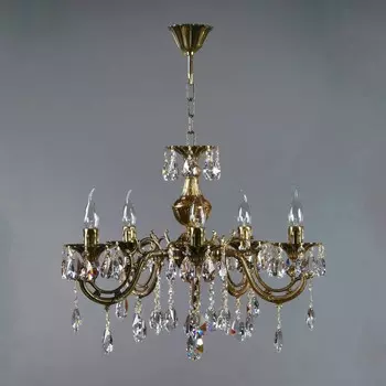 Подвесная люстра Ambiente Aria 8818/5 PB Tear drop