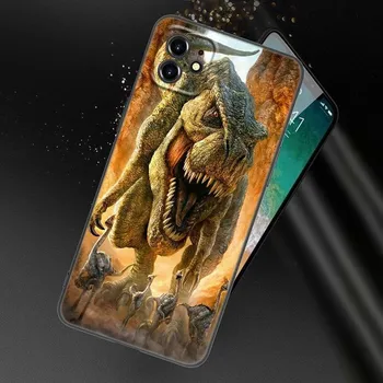 Чехол для телефона «Затерянный мир динозавра» для Apple iPhone 13 12 Mini 11 Pro XS Max XR X 8 7 6S 6 Plus SE 2022 2020 5S 5, мягкий черный чехол iPhone 11 Pro Max