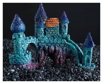 Декор для аквариума "Замок", 15 х 7,5 х 12,5 см