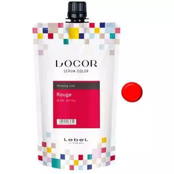 Оттеночный краситель-уход Locor Serum Color Rouge