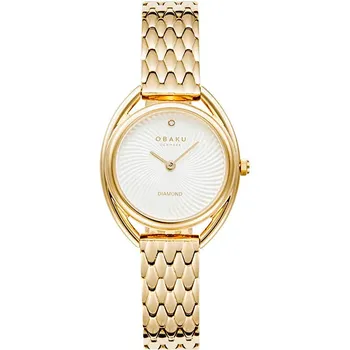 fashion наручные женские часы Obaku V286LXGISG. Коллекция Diamond