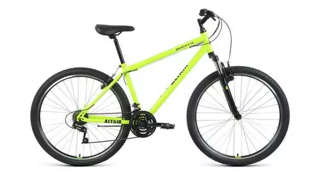 ALTAIR MTB HT 27,5 1.0 (27,5" 21 ск. рост. 19") 2020-2021, ярко-зеленый/черный, RBKT1MN7Q006