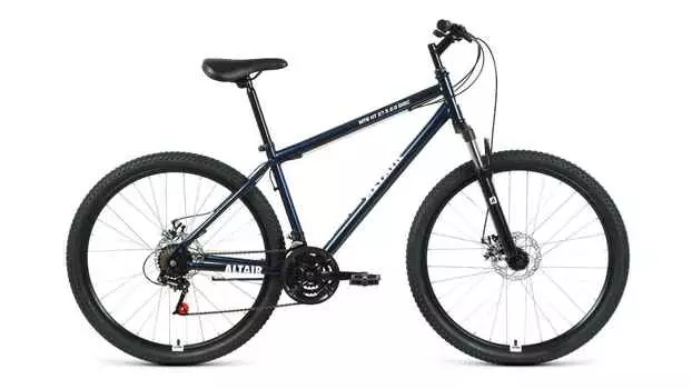 ALTAIR MTB HT 27,5 2.0 disc (27,5" 21 ск. рост 19") 2020-2021, темно-синий/белый, RBKT1MN7Q012