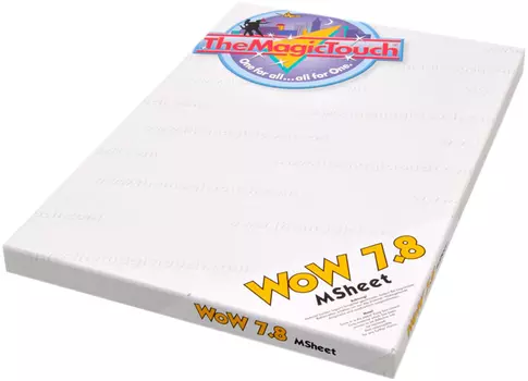 WoW 7.8/50 HD-Msheet A4 XL (Термотрансферная бумага для черного и темного текстиля)