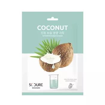 JKOSMEC 5C CURE Тканевая маска для лица с экстрактом кокоса