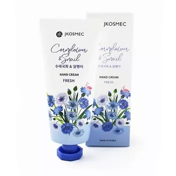 JKOSMEC Крем для рук с экстрактом василька и муцином улитки CORNFLOWER&SNAIL 0.1