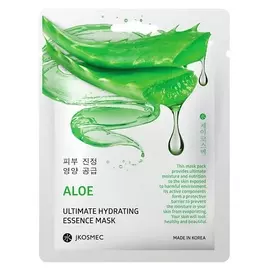 JKOSMEC Тканевая маска для лица с экстрактом алоэ ULTIMATE HYDRATING