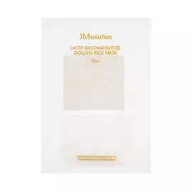 JM SOLUTION Маска для лица для выравнивания тона с лактобактериями Rice Golden Mask