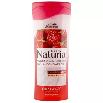 JOANNA Гель для душа двухфазный NATURIA клубника 200.0