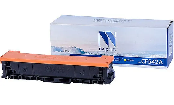 Картридж лазерный NV Print NV-CF542AY (203A/CF542A), желтый, 1300 страниц, совместимый для CLJ Pro M254dw/M254nw/MFP M280nw/M281fdn/M281fdw