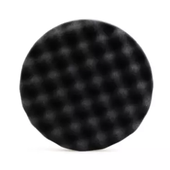 ROXEL ROP225455 Поролоновый полировальник на липучке 150 х 25 мм, мягкий, чёрный, рифлёный