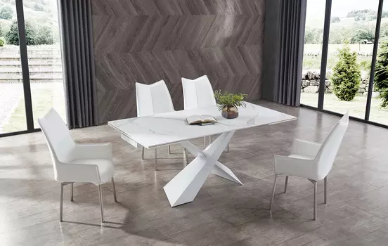 Стол iModern Savoy + 4 стула Renzo