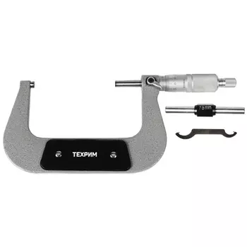 ТЕХРИМ T050008 Микрометр МК-100, 100 мм - 0.01 КЛ.1, ГОСТ 6507-90