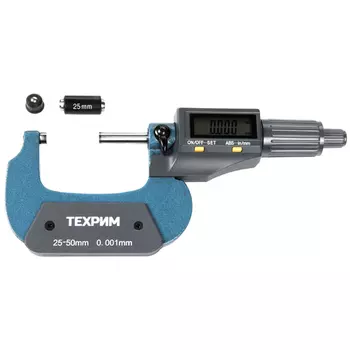 ТЕХРИМ T050012 Микрометр МКЦ-50, 50 мм - 0,001, ГОСТ 6507-90