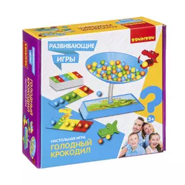 Игра развивающая Bondibon Голодный крокодил